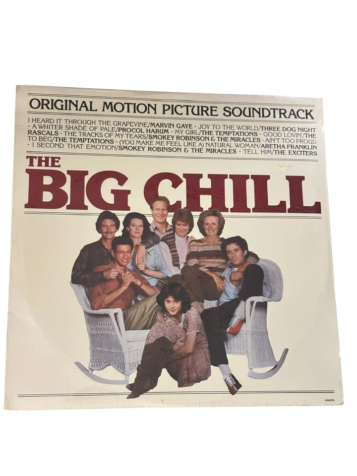 THE BIG CHILL Soundtrack Vinyl Record LP New Sealed 1983 Motown 6062 ML LPC - Image 1 of 2