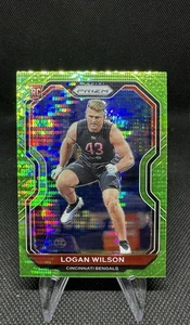 2020 Panini Prizm - Rookie Logan Wilson #309 Neon Green Pulsar Prizm (RC) - Picture 1 of 2