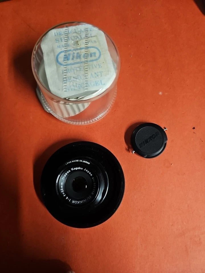 Lente de ampliación Nippon Kogaku EL-Nikkor 1:4 f=50 mm hecha en Japón. NUEVO (K10) Foto 1 de 4