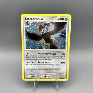 Pokémon TCG Staraptor 16/130 Holo Rare Diamond & Pearl - Picture 1 of 2