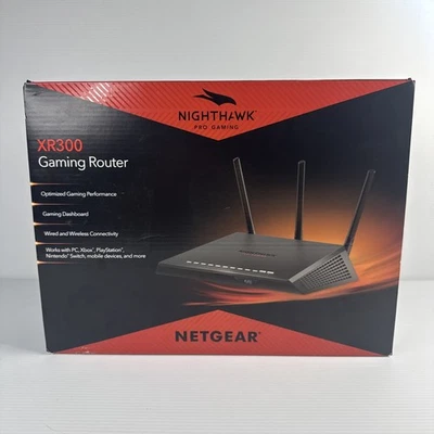 Router WiFi NETGEAR Nighthawk Pro Gaming XR300-100NAS bajo ping Foto 1 de 4