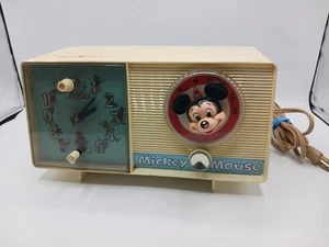 Vintage General Electric Jugend Mickey Mouse Radiowecker AM Modell C2419A funktioniert - Bild 1 von 8