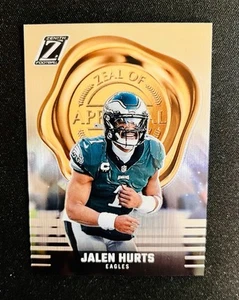 2023 Panini Zenith Zeal of Approval #2 Jalen Hurts Insert - Philadelphia Eagles - Bild 1 von 2