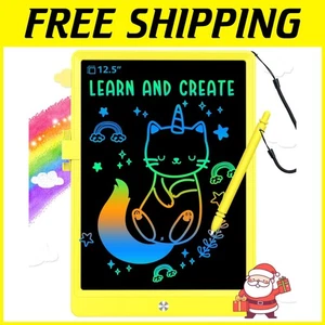 Multi-Use 12.5 Inch Kids Drawing Tablet - Reusable Doodle Board for Creative Fun - Picture 1 of 9