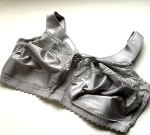 36H Glamorise Womens MagicLift Original Wirefree Support Bra 1000 Gray Unlined - Picture 1 of 6