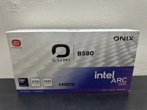 NEW SEALED Intel ARC B580 Onix Lumi 12GB White - Picture 1 of 6