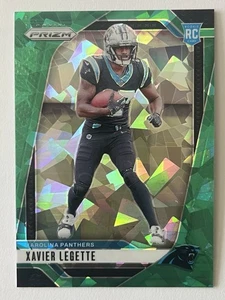 2024 Prizm Xavier Legette RC Green Ice Rookie #398 Panthers - Picture 1 of 2