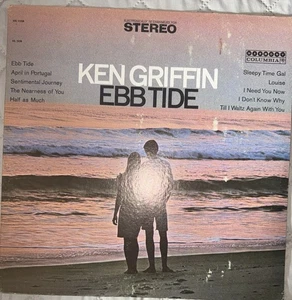 Ken Griffin Ebb Tide Vinyl Record 1970s 33 12" Organ Instrumental Music VRG4 - Imagen 1 de 2