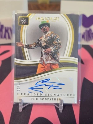 2023 Panini Immaculate WWE - Heralded Signatures - The Godfather - 53/99  - Image 1 of 2