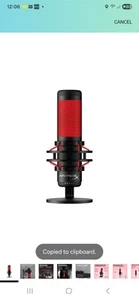 HyperX QuadCast - USB Condenser Gaming Microphone, for PC, PS4, PS5 and Mac,... - Afbeelding 1 van 8
