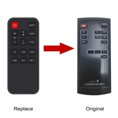 AXD7472 Replaced Remote Control For Pioneer Integrated Amplifier A-A6-J A-A6-S - image 1 of 4