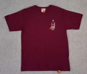 Pirana Joe Mezcal Amber Cove Adult Large Maroon Shirt Short Sleeve - Picture 1 of 8