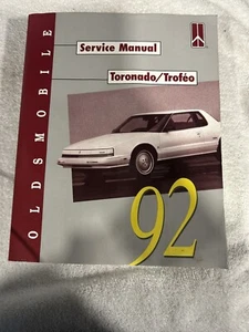1992 OLDSMOBILE TORONADO / TROFEO FACTORY SERVICE / SHOP MANUAL - Bild 1 von 7