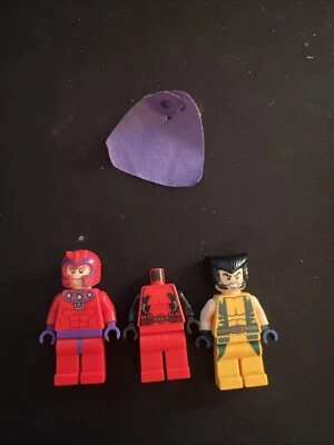Auténtico Lego Wolverine, Magneto, Deadpool (Torso) Del set 6866  Foto 1 de 4