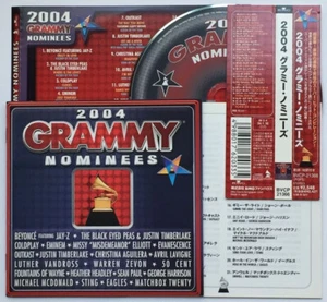 2004 Grammy Nominees JAPAN CD OBI Coldplay Eminem Beyonce Eagles Sting [NO CASE] - Picture 1 of 4