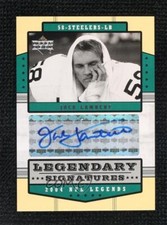 2004 Upper Deck NFL Legends Legendary Signatures Jack Lambert #LS-JL Auto HOF
