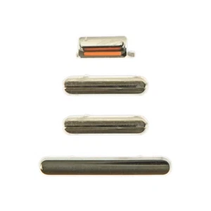 Button Set Power Volume Buttons Mute Toggle for Apple iPhone X Silver Repair - Picture 1 of 1
