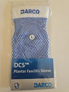 Darco DCS Plantarfasziitis Sleeve Large unterstützende Fußgewölbekompression blau - Bild 1 von 2