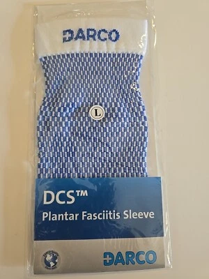 Darco DCS рукав подошвенный фасциит большая поддерживающая арка компрессионный синий - Изображение 1 из 2