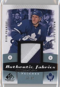 2010-11 SP Game Used Edition Authentic Fabrics /35 Dion Phaneuf #AF-DP Patch