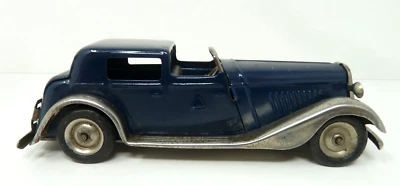 VINTAGE TRIANG MINIC 18M CLOCKWORK VAUXHALL TOWN COUPE GREY BASE - Image 1 of 4