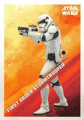 Star Wars Rise Skywalker Series 1 CHARACTERS Insert Card IC-13 / STORMTROOPER - Image 1 of 2
