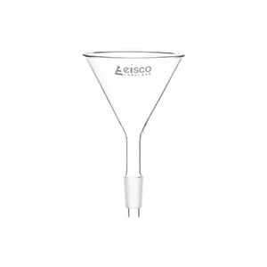 Eisco Jointed Powder Funnel, 55mm Diameter, 14/23 Joint - Borosilicate Glass - Picture 1 of 1