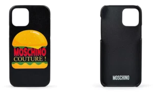 Moschino Burger Handyhülle schwarz - iPhone 12 PRO UVP £75 NEU #M33 - Bild 1 von 10