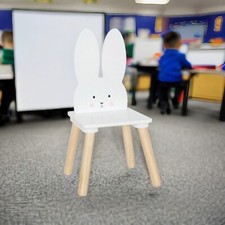 Set di sedie in legno bambini coniglio design bambini singoli ragazzi ragazze antiscivolo carino