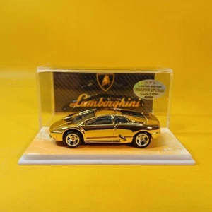 Hot Wheels LAMBORGHINI MURCIELAGO Gold CHROME (WANGSTAR CUSTOM) REAL RIDERS - Picture 1 of 15