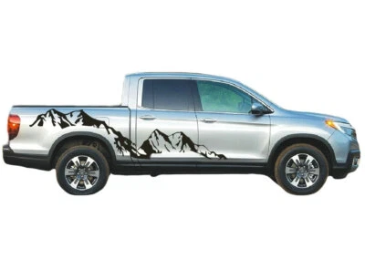Para Honda Ridgeline Gráfico Vinilo Coche de Montaña Pegatina Pickup Caja Cama Calcomanía Lateral Foto 1 de 4