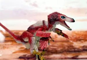 Beasts of the Mesozoic Raptor Series Velociraptor osmolskae (red) - BNIB - Foto 1 di 3