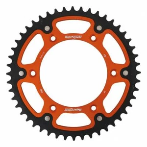 CORONA SUPERSPROX STEALTH ARANCIO 520 Z 48 per KTM 450 EXC 4T 2016-2019 - Picture 1 of 1