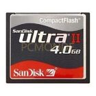 Sandisk 4Gb Ultra Ii Compact Flash Memory Card Vgc (Sdcfh-4096-901)