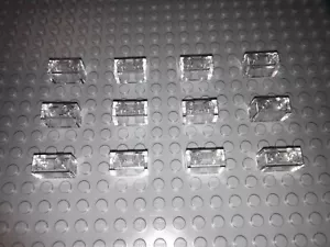 LEGO Baustein 12 Stück 3065 klar transparent System City Hausbau Space 3004 - Bild 1 von 1