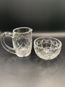 Waterford Crystal Lismore Mini Milchkännchen & offene Zuckerdose Set - Bild 1 von 11