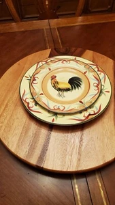 Dinner Plate Tuscan Rooster & Salad Plate Tuscan Rooster by by PFALTZGRAFF - Picture 1 of 6