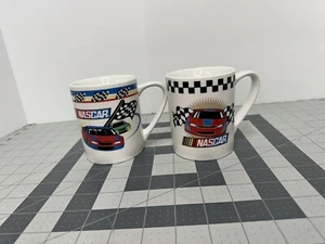 Vintage Nascar Licensed Gibson 2002 Coffee Mugs 3in Mug Lot of 2 - Picture 1 of 9