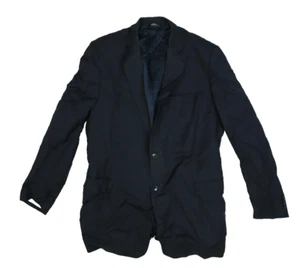 Saks Fifth Avenue Men 2-Button Blazer Pleat Front Slack Pants 2 Piece Suit 46L - Picture 1 of 20