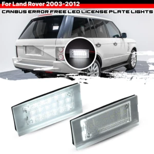 2X LUCI TARGA LED PER 2003-2012 LAND ROVER RANGE ROVER L322 PLACCHETTE LED LUCE - Imagen 1 de 9