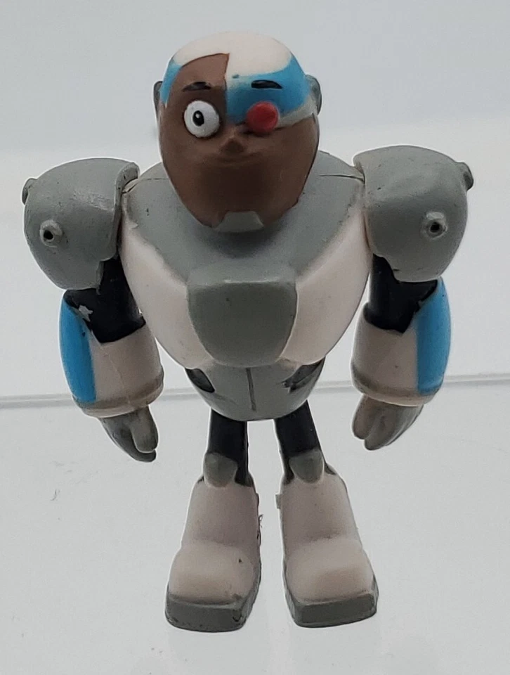 DC Teen Titans Go! Figura PVC Cyborg 2.25" Alto Super Hero 2013 Jazwares Foto 1 de 4