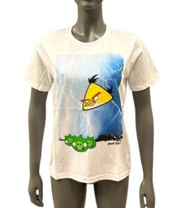 Jungen Shirt T-Shirt ANGRY BIRDS weiß NEU Größe 140/146 152/158 - Picture 1 of 2