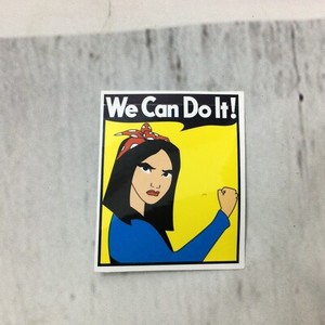 Rosie Riveter Sticker We Can Do it Laptop Window. Decals Skateboard Woman Power 