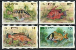 Saint Kitts Stamp 320-323 - Fish - Picture 1 of 1