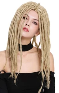 Perücke Damen Herren Karneval Dreadlocks Rasta Reggae Rastafari Surfer Blond - Bild 1 von 5