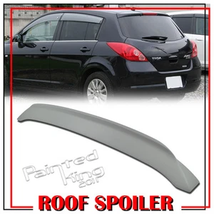 Unpainted Fit For NISSAN VERSA TIIDA 5D Hatchback Rear Roof Spoiler 2007-2012 - Picture 1 of 1
