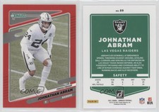 2021 Panini Donruss Press Proof Red Johnathan Abram #89
