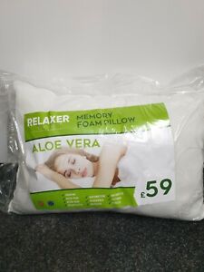 2x Aloe Vera Memory Foam Pillow Best Quality 