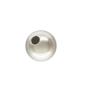 925 Sterling Silver 4mm Seamless Round Spacer Beads 15pcs for Jewelry Making - Picture 1 of 1