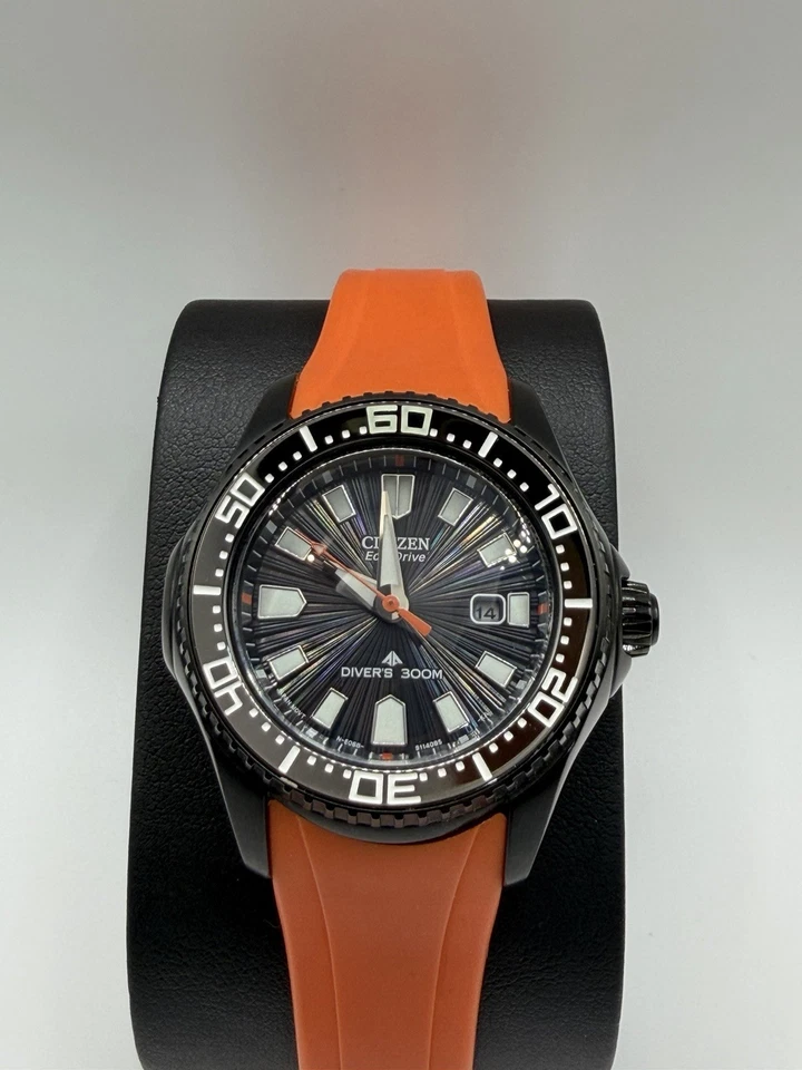 Citizen Promaster Dive Ladies Eco-Drive Black Diver Watch E068 34mm  - Image 1 of 4